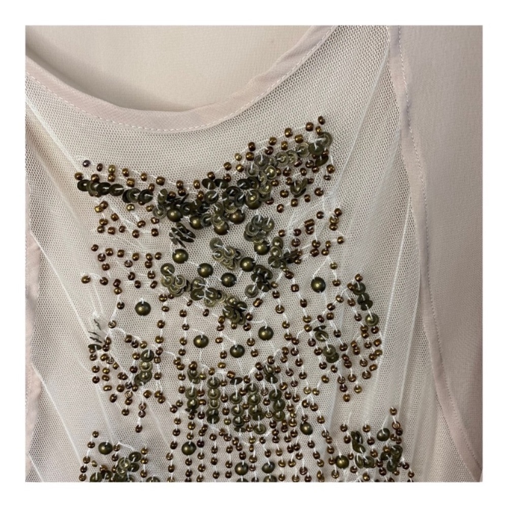 Rock & Roll Cowgirl Sheer Embellished Blouse - XL  China - Picture 4 of 7